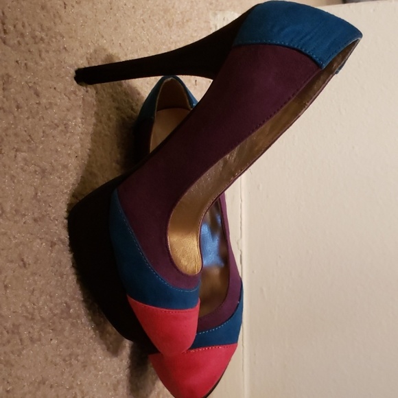 Platform front high heeled shoes - Picture 5 of 5